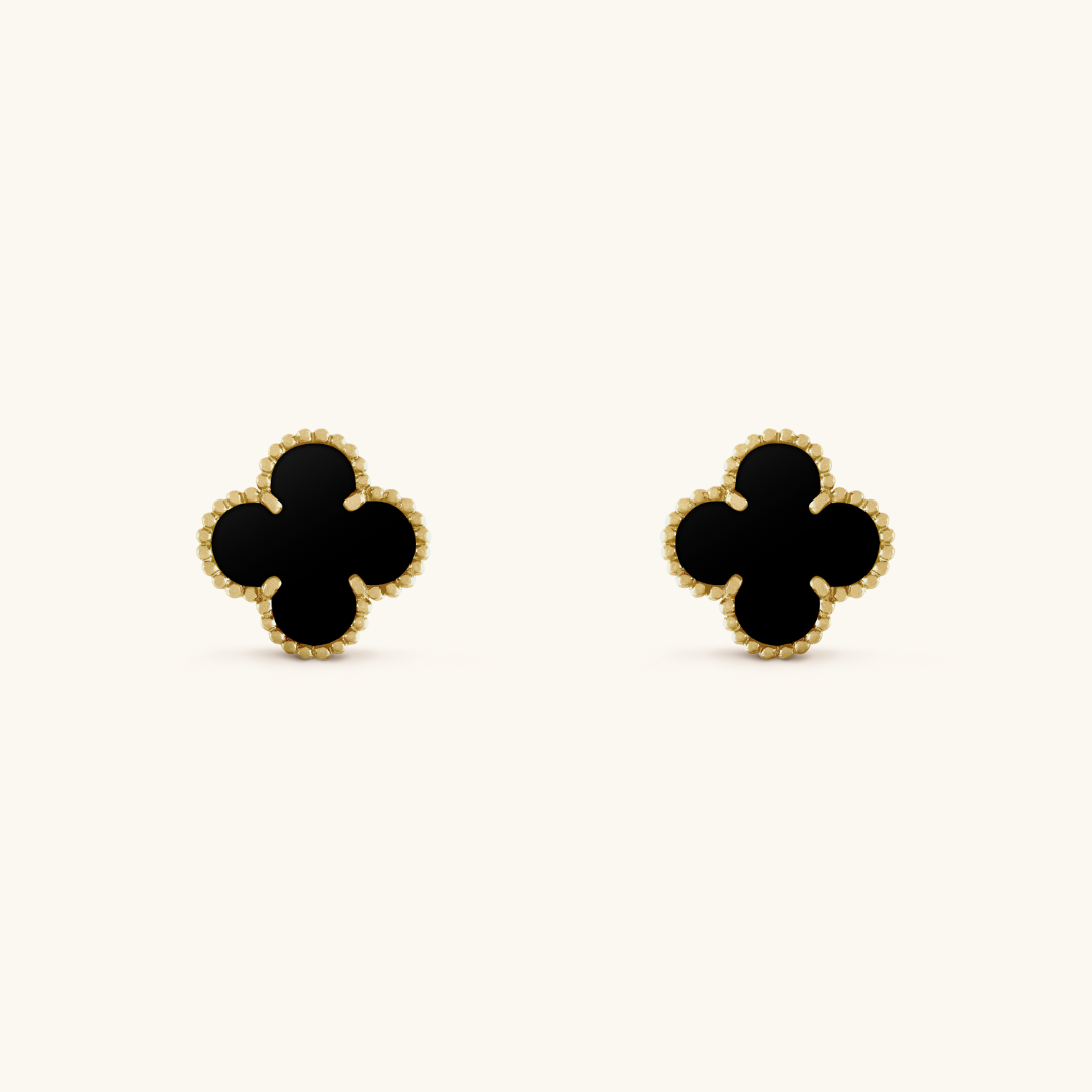 CLOVER | SCHWARZE OHRRINGE