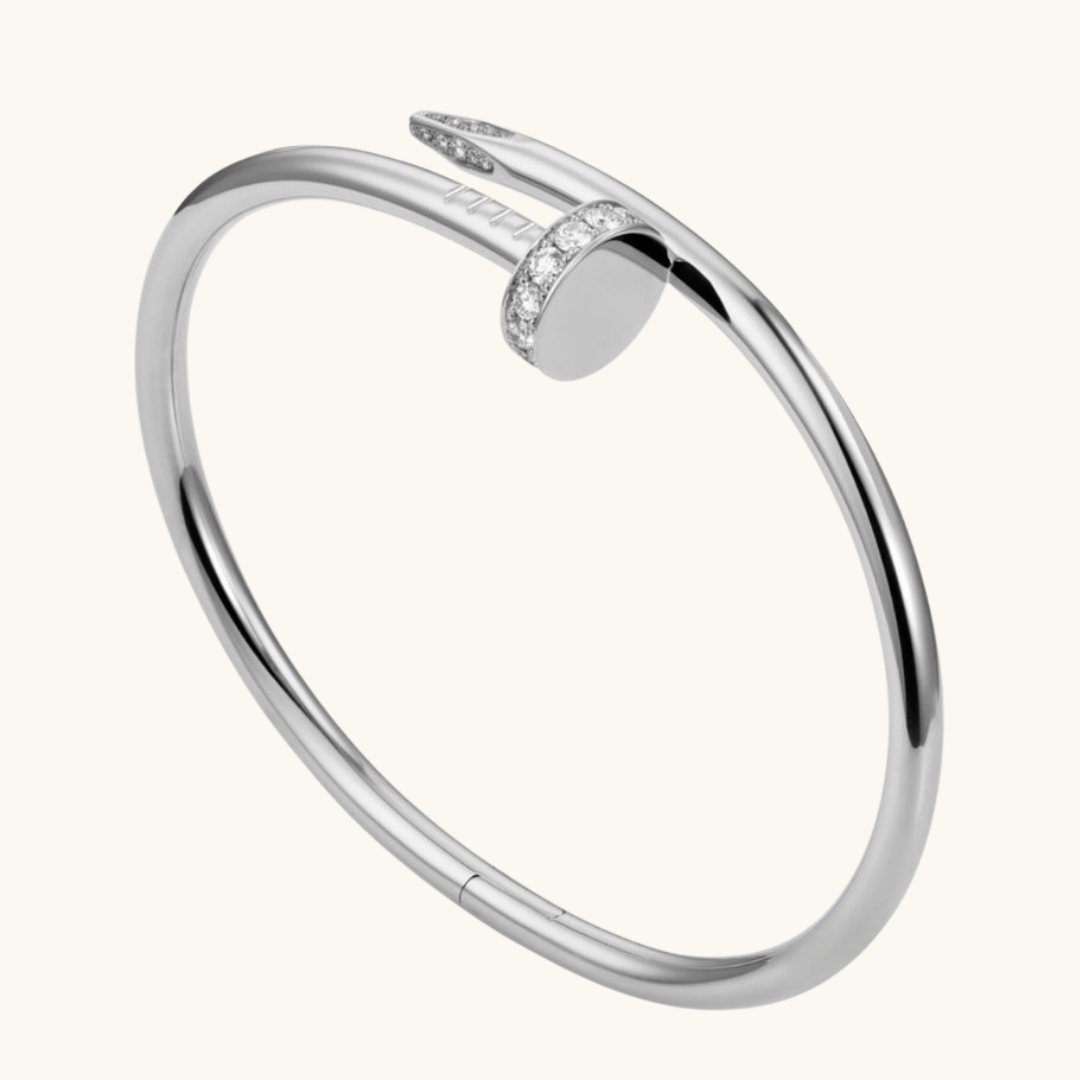 ELEGANZ NAGEL DELUXE SILBER