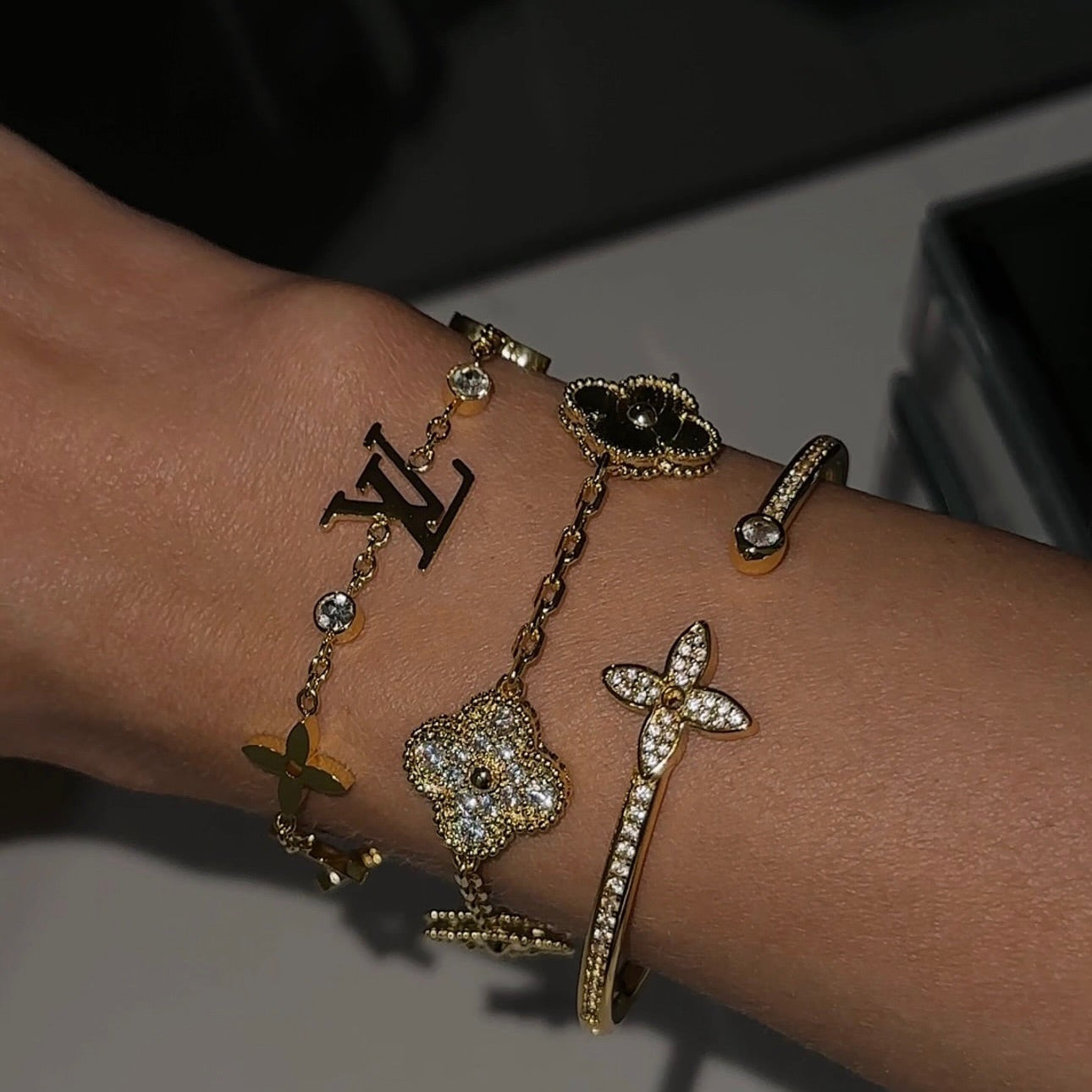 EXCLUSIVE | Lottie-Armband Gold
