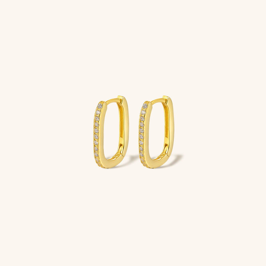 Melissa Oval Hoop Ohrringe