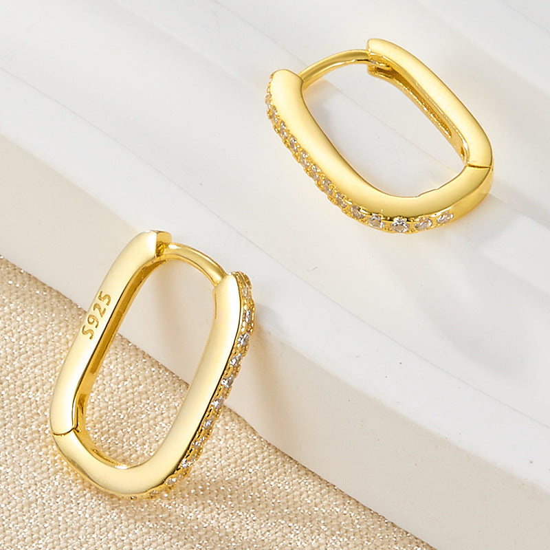 Melissa Oval Hoop Ohrringe