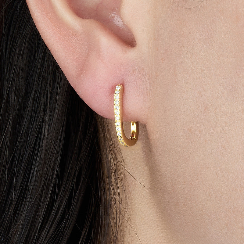 Melissa Oval Hoop Ohrringe