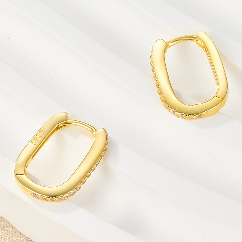 Melissa Oval Hoop Ohrringe
