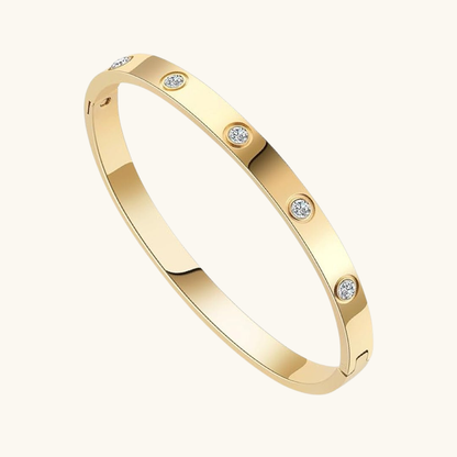 Ewigkeit Link Armband mit Zirkonen