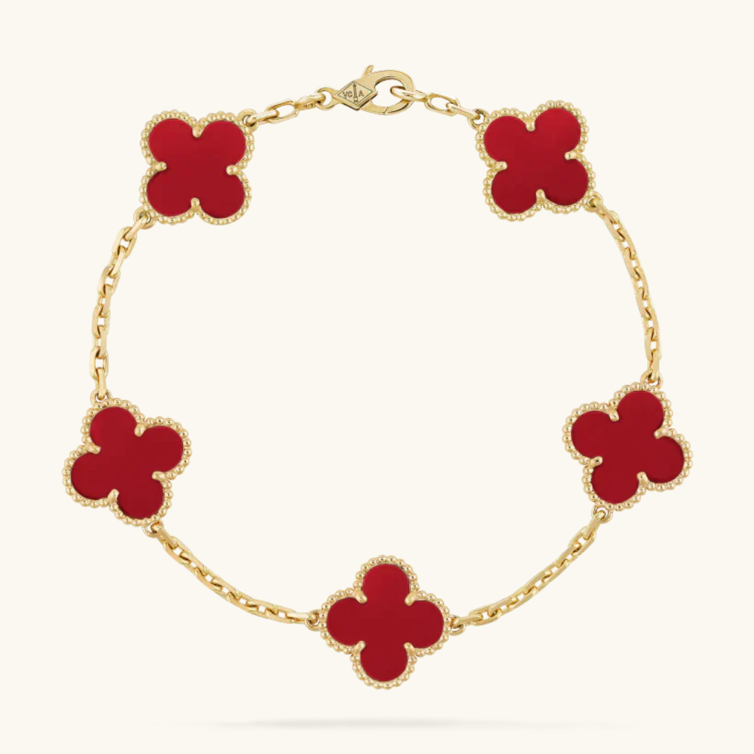 CLOVER | ROTE ARMREIF