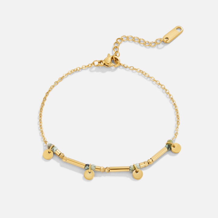 Neri Gold Disc Armband