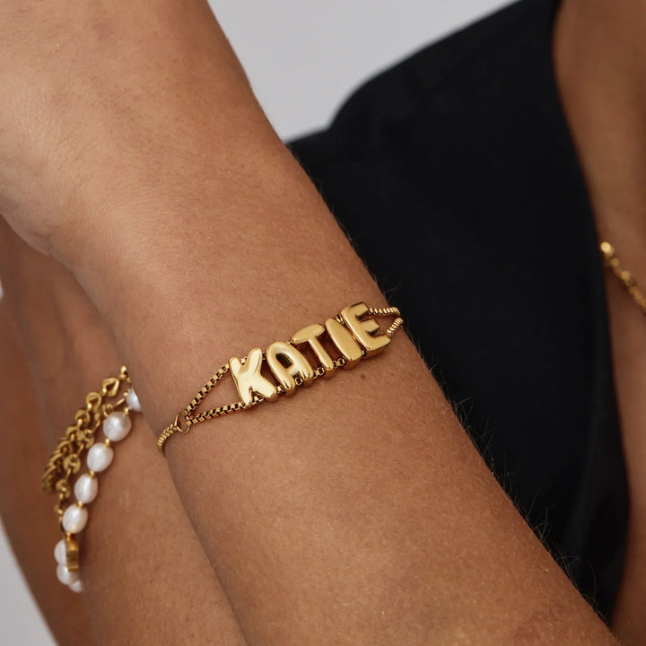 Bubble Name Armband