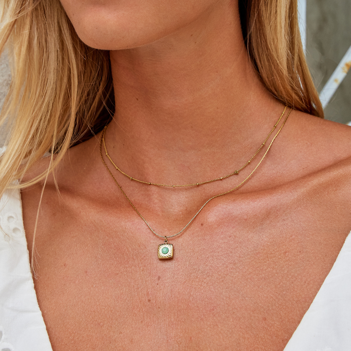 Lara Vintage Gold Halskette