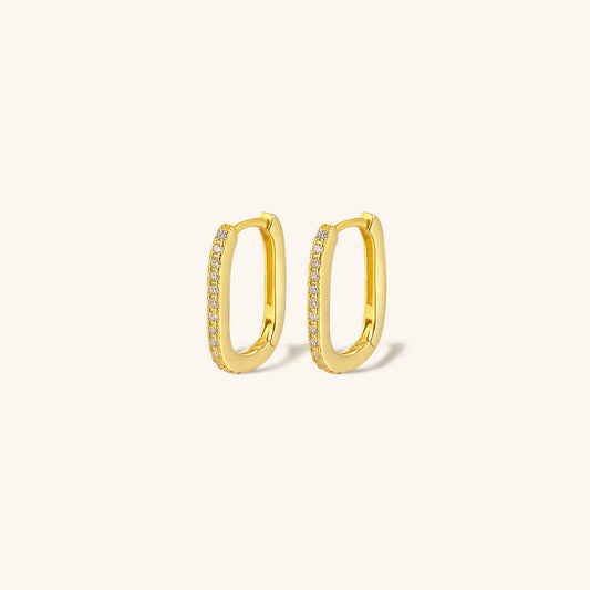 Melissa Oval Hoop Ohrringe