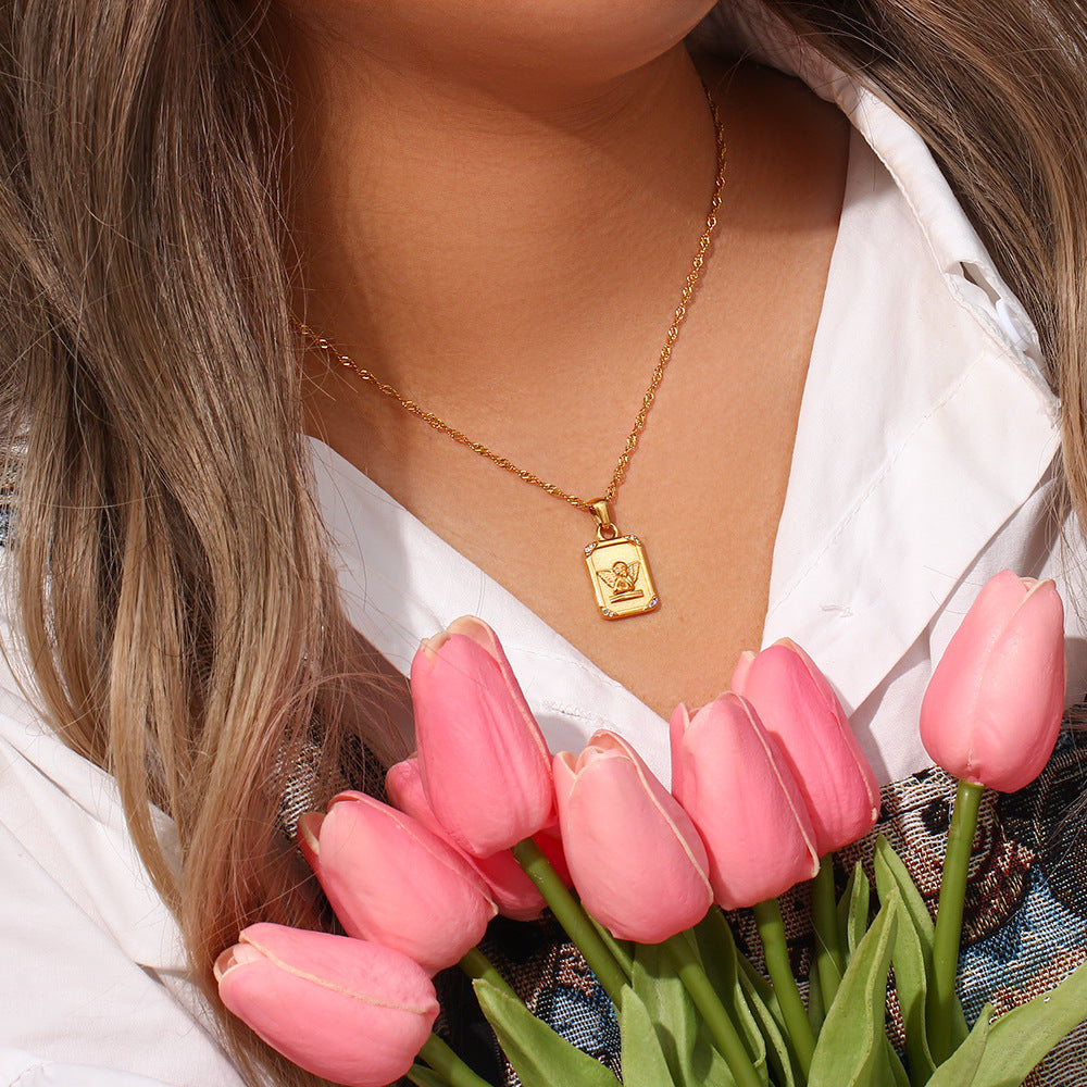 Cleo Gold Halskette