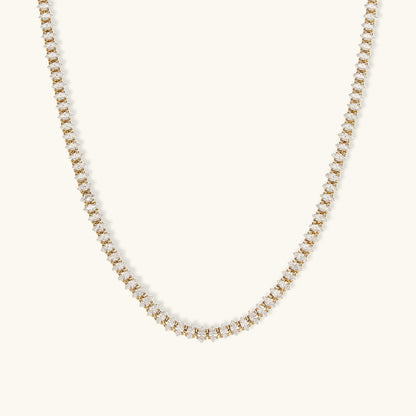 Wisteria Diamant Tennis-Halskette