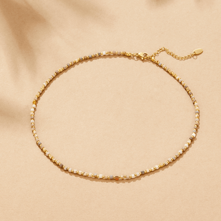 Alashan Steinperlen-Halskette