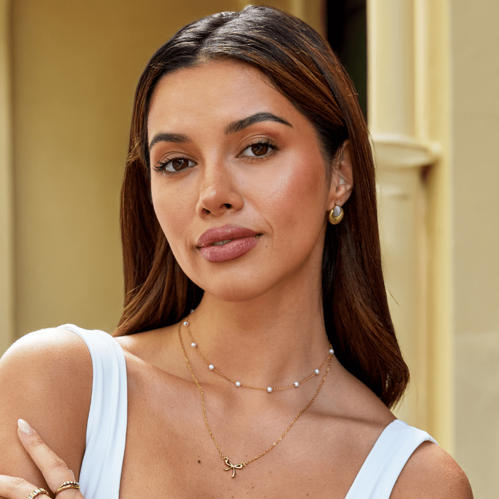 Bohemia Gold Katzenaugen Ohrringe