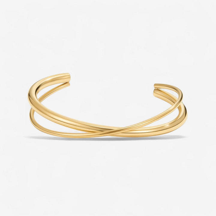 Goldene Twist-Armband