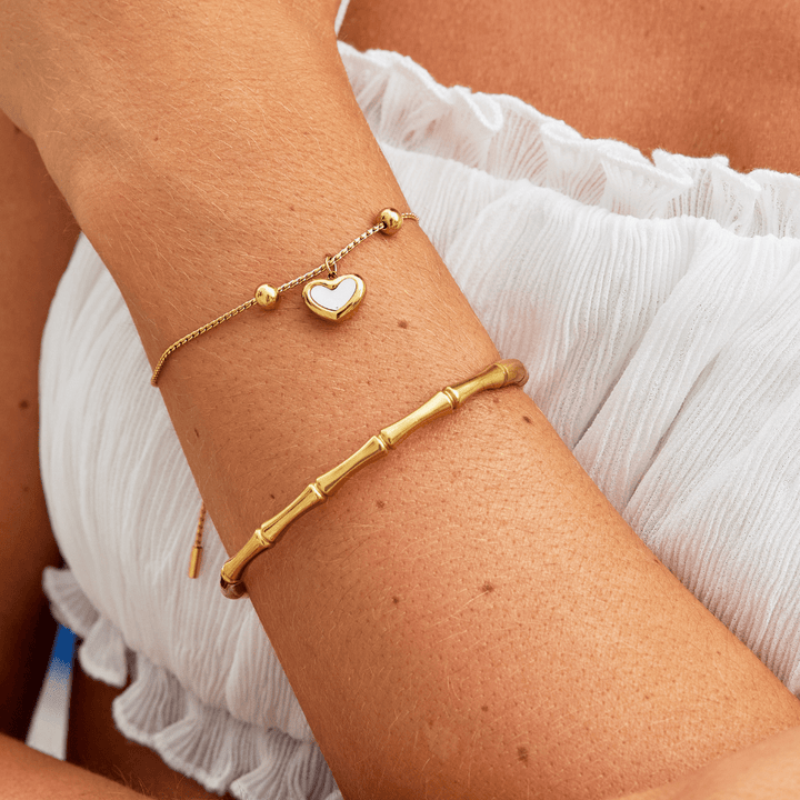 Goldenes Charm-Armband