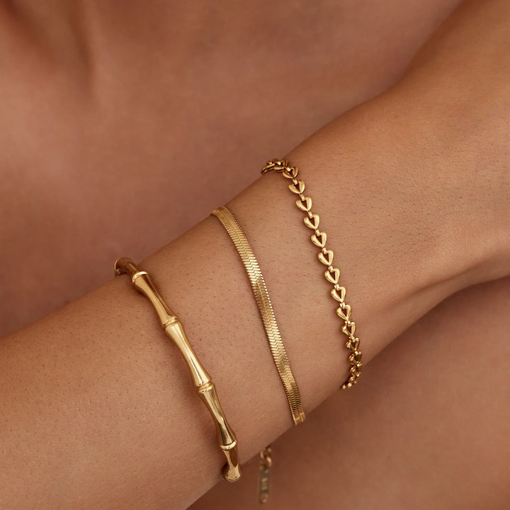 Kette von Herzen Armband