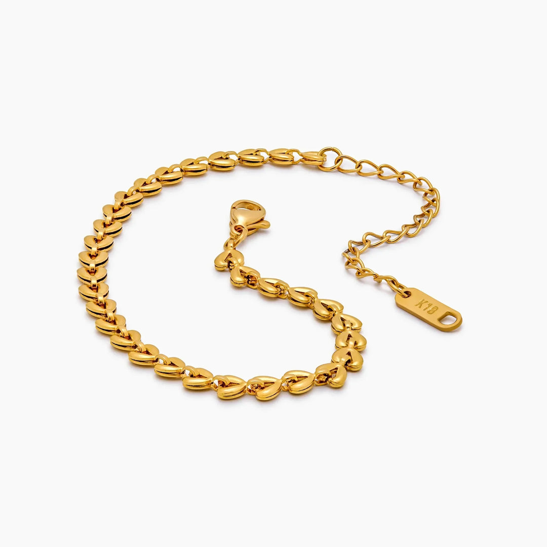 Kette von Herzen Armband