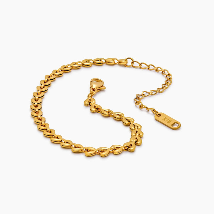 Kette von Herzen Armband