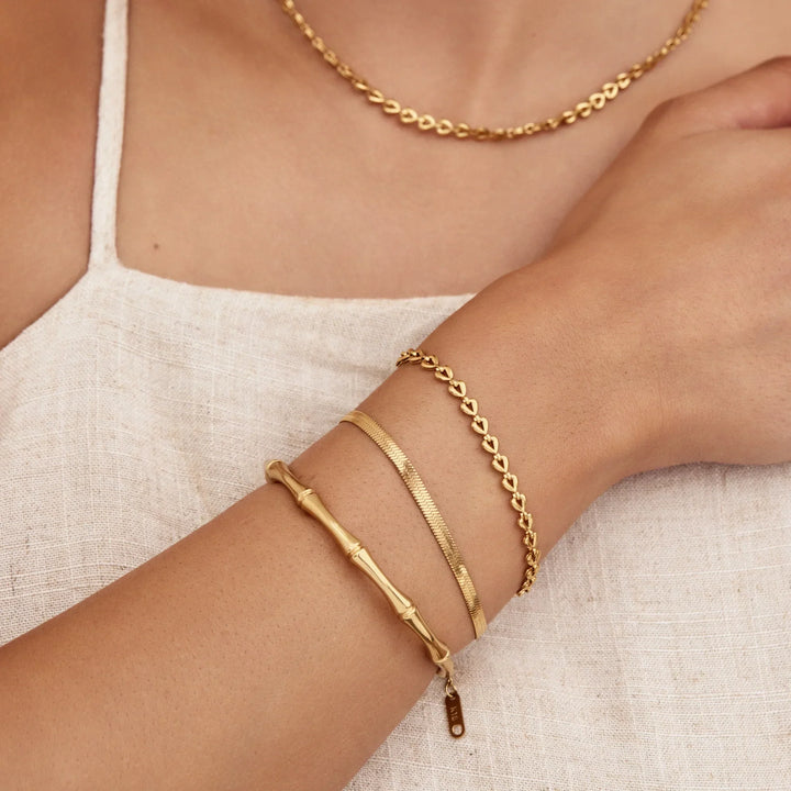 Kette von Herzen Armband