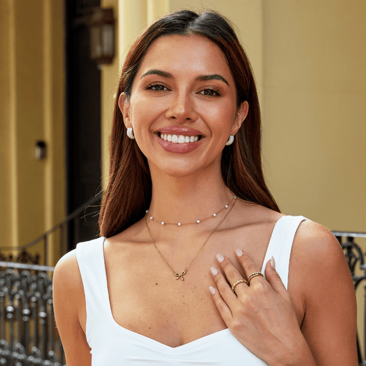 Muschelschalen Halbcreolen Ohrringe